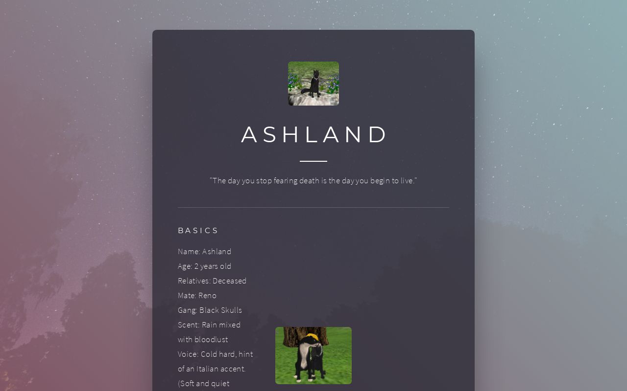 Carrd profile picture for @ashland